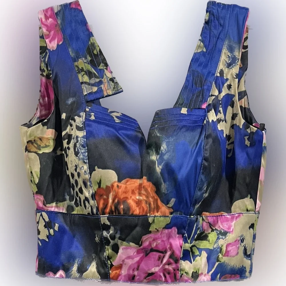 Beautiful, colorful evening dress! - Picture 5 of 10